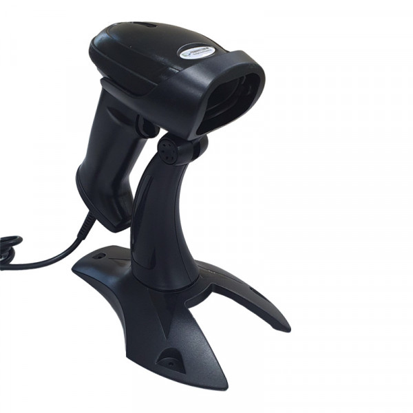 QR Barcode Scanner 2D with Stand USB Wired Laser QR Barcode Scanner Retail Shop Warehouse Mini Mart