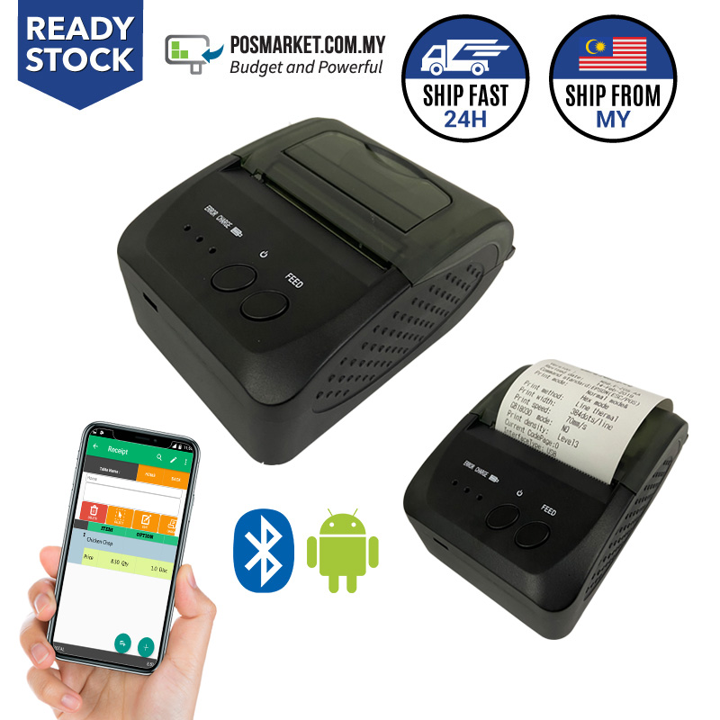 58mm Mini Thermal Receipt Printer