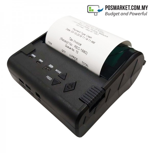 80mm Bluetooth Mini Thermal Receipt Printer