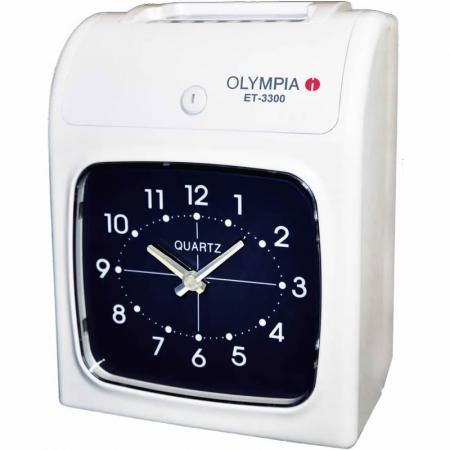 Olympia ET-3300 – Large Analogue clock face Electronic Time Recorder