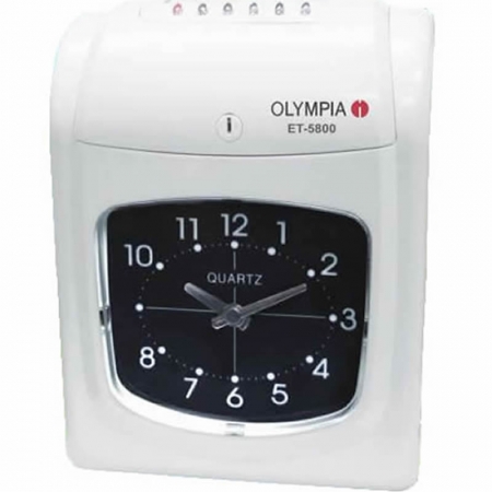 Olympia ET-5800 – Large Analogue clock face Electronic Time Recorder